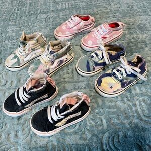 Vans Kids Sneakers in Floral and Polka Dot Patterns